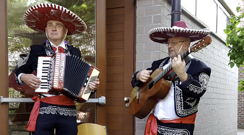 Mexicaanse muziek op feest