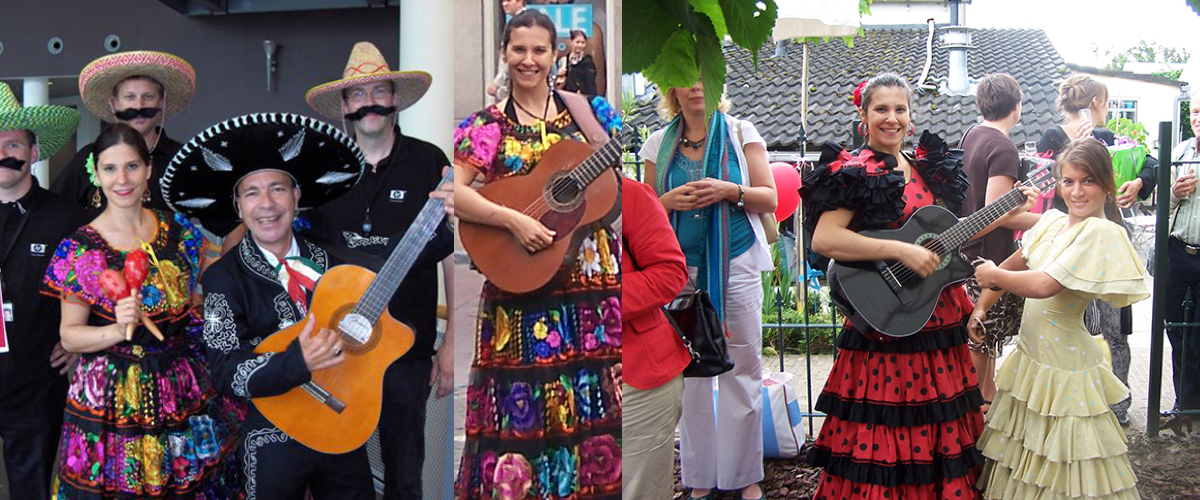 Kinderen leren om traditionele Mexicaanse papierbloemen te maken